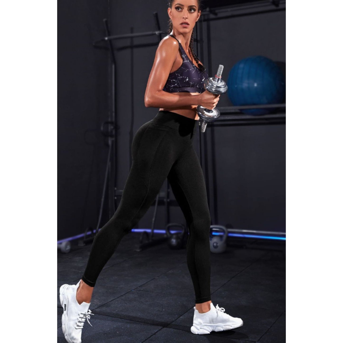 Wide Waistband Sports Leggings