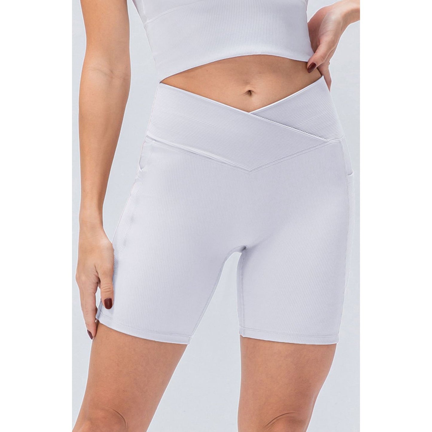 Slim Fit V-Waistband Sports Shorts