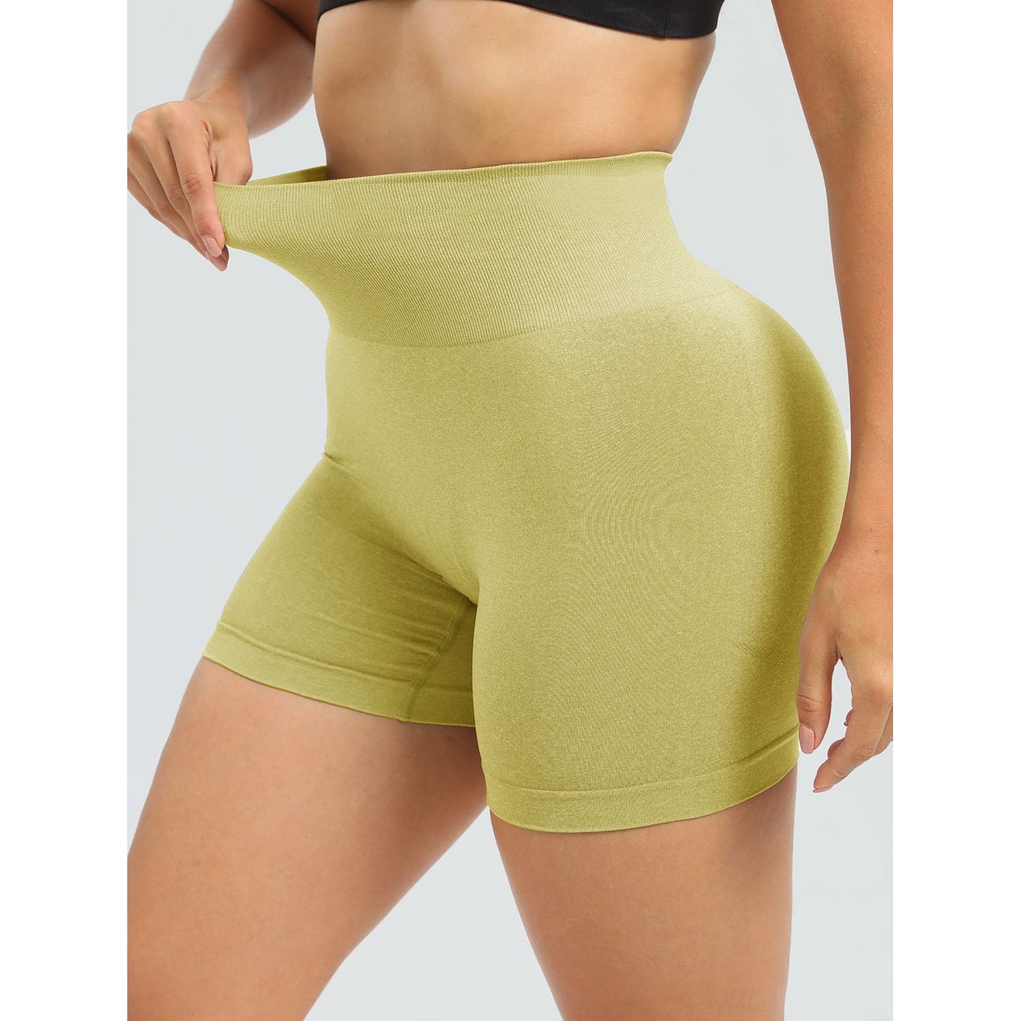 High Waist Active Shorts