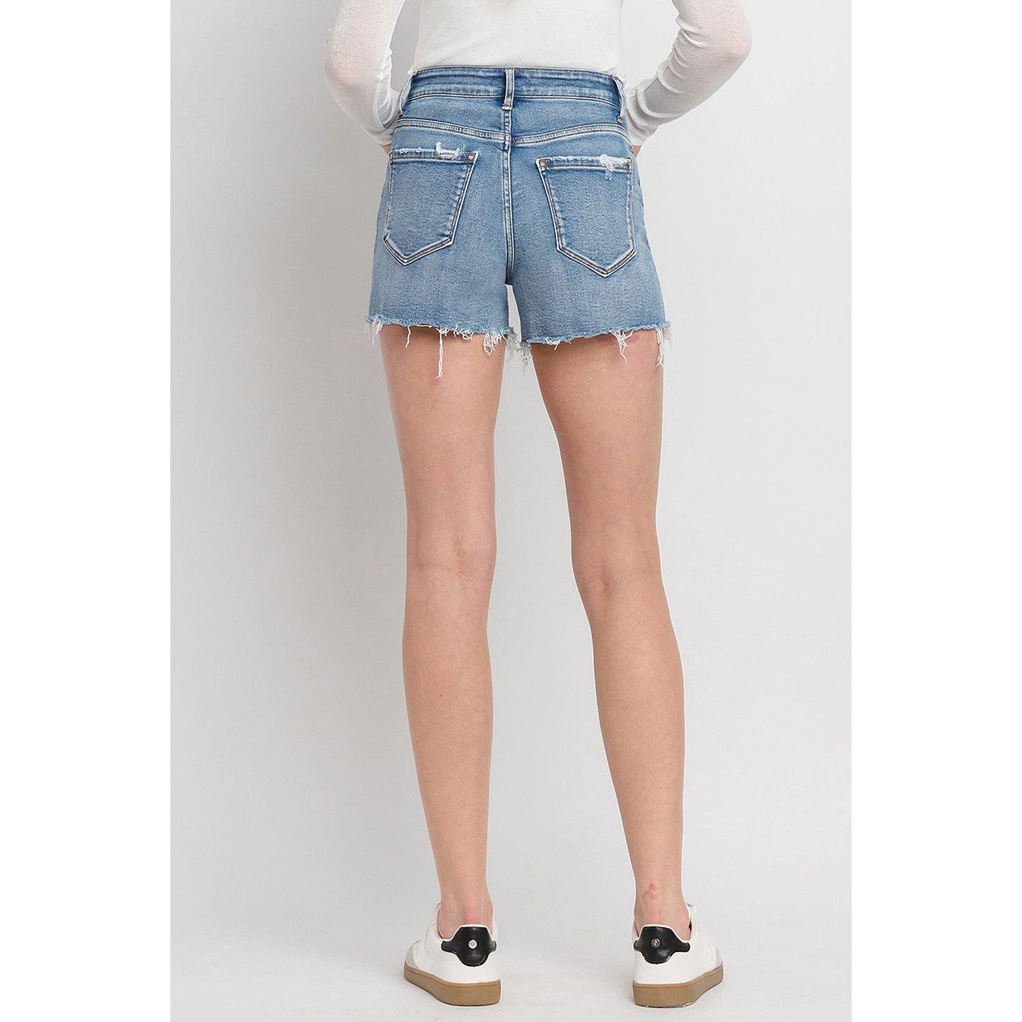 Vervet by Flying Monkey High Rise Denim Shorts