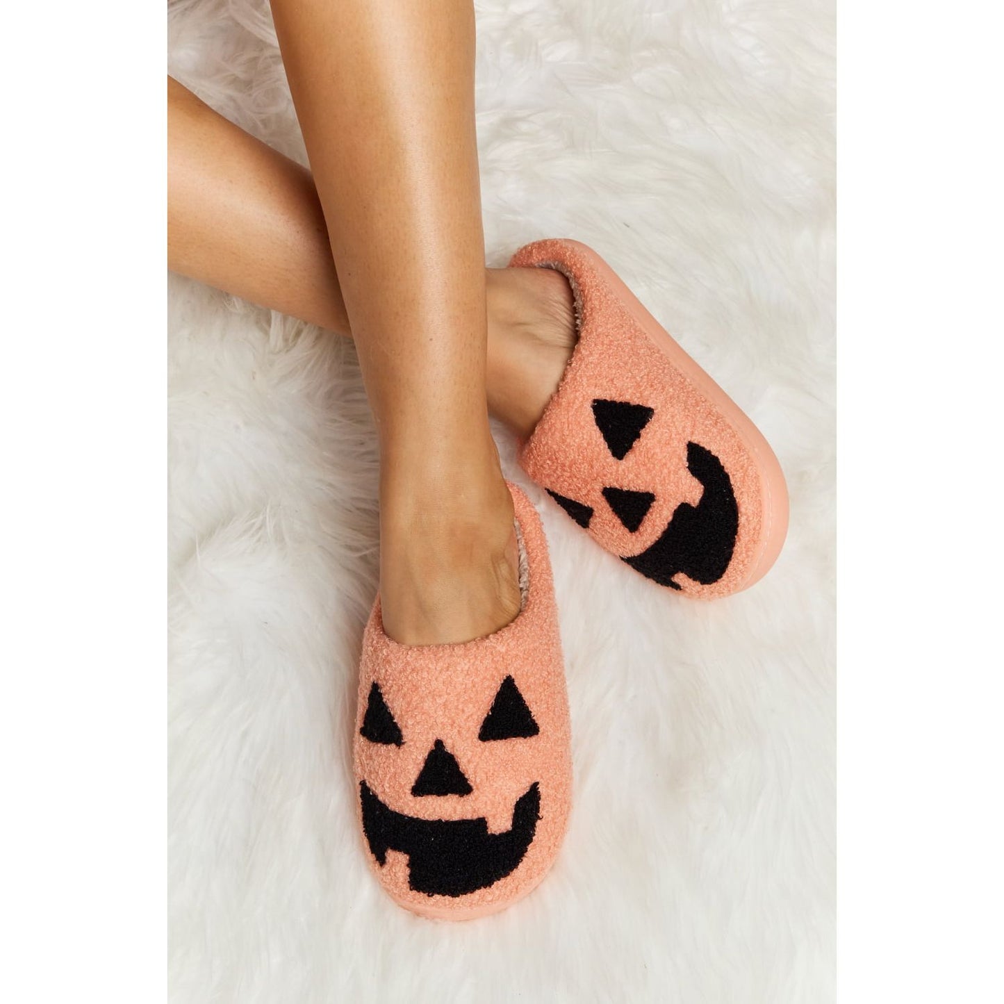 Melody Printed Plush Slide Slippers