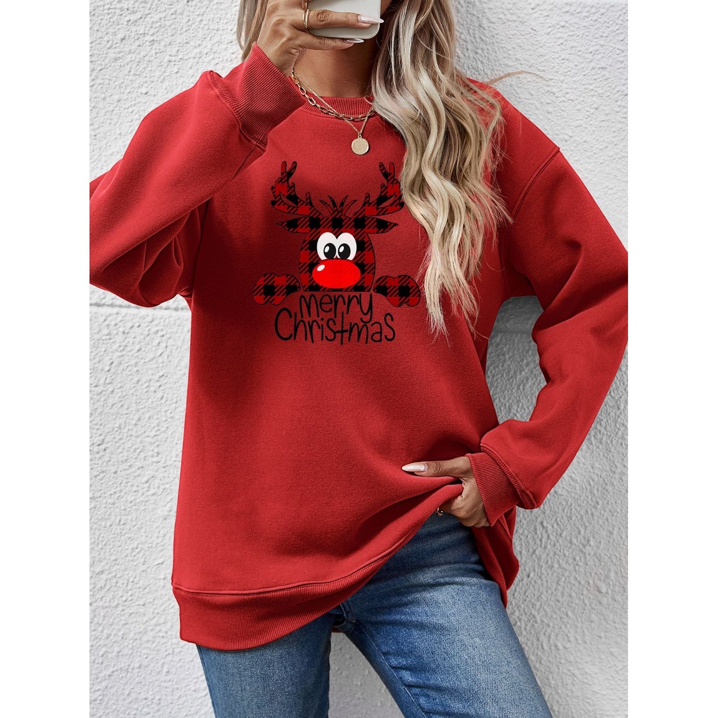 MERRY CHRISTMAS Graphic Sweatshirt