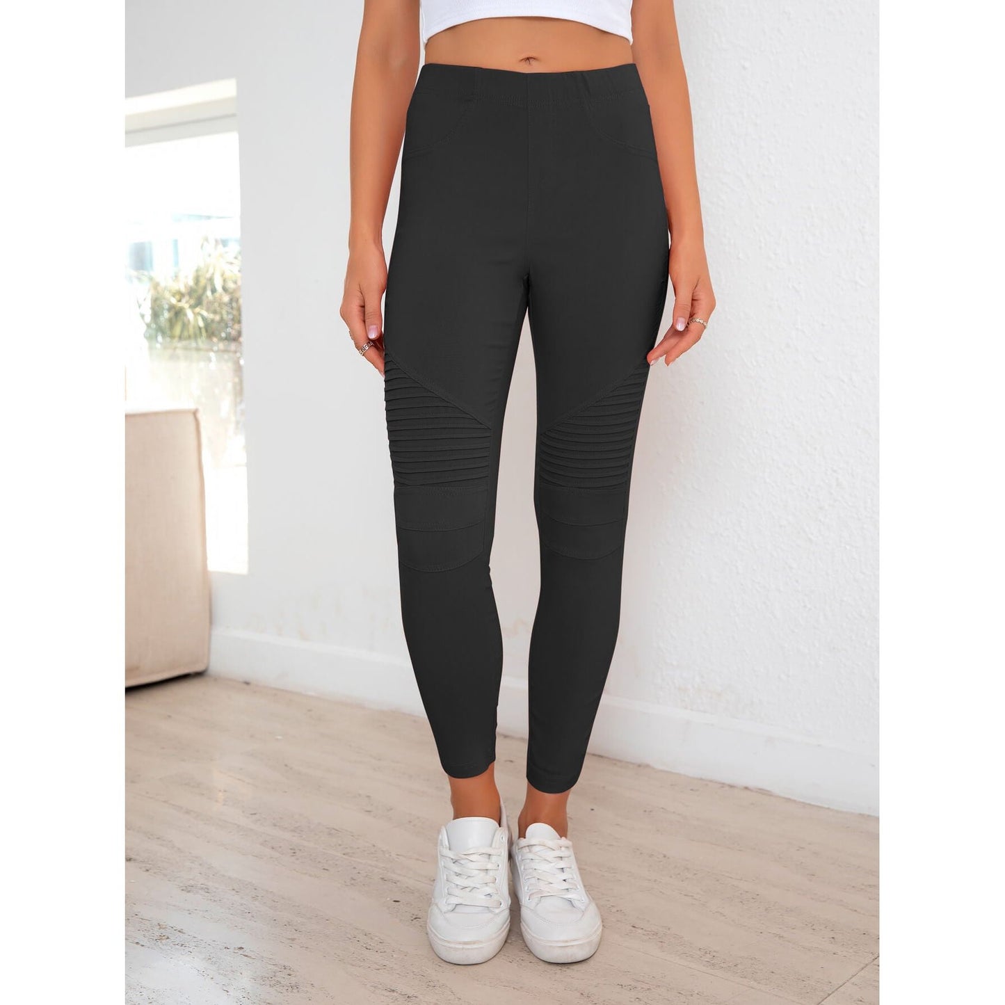 Ribbed Detail Leggings