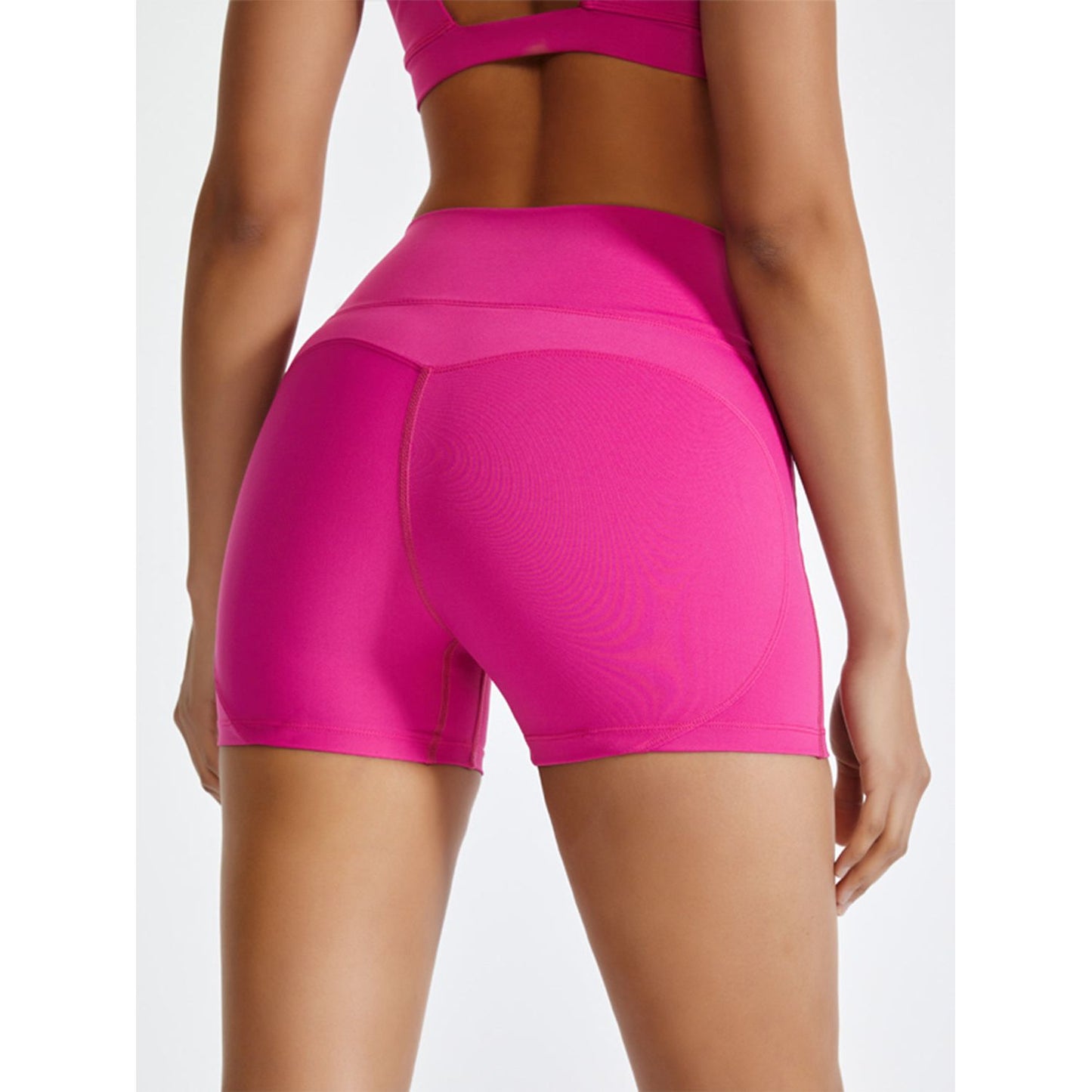 High Waist Active Shorts