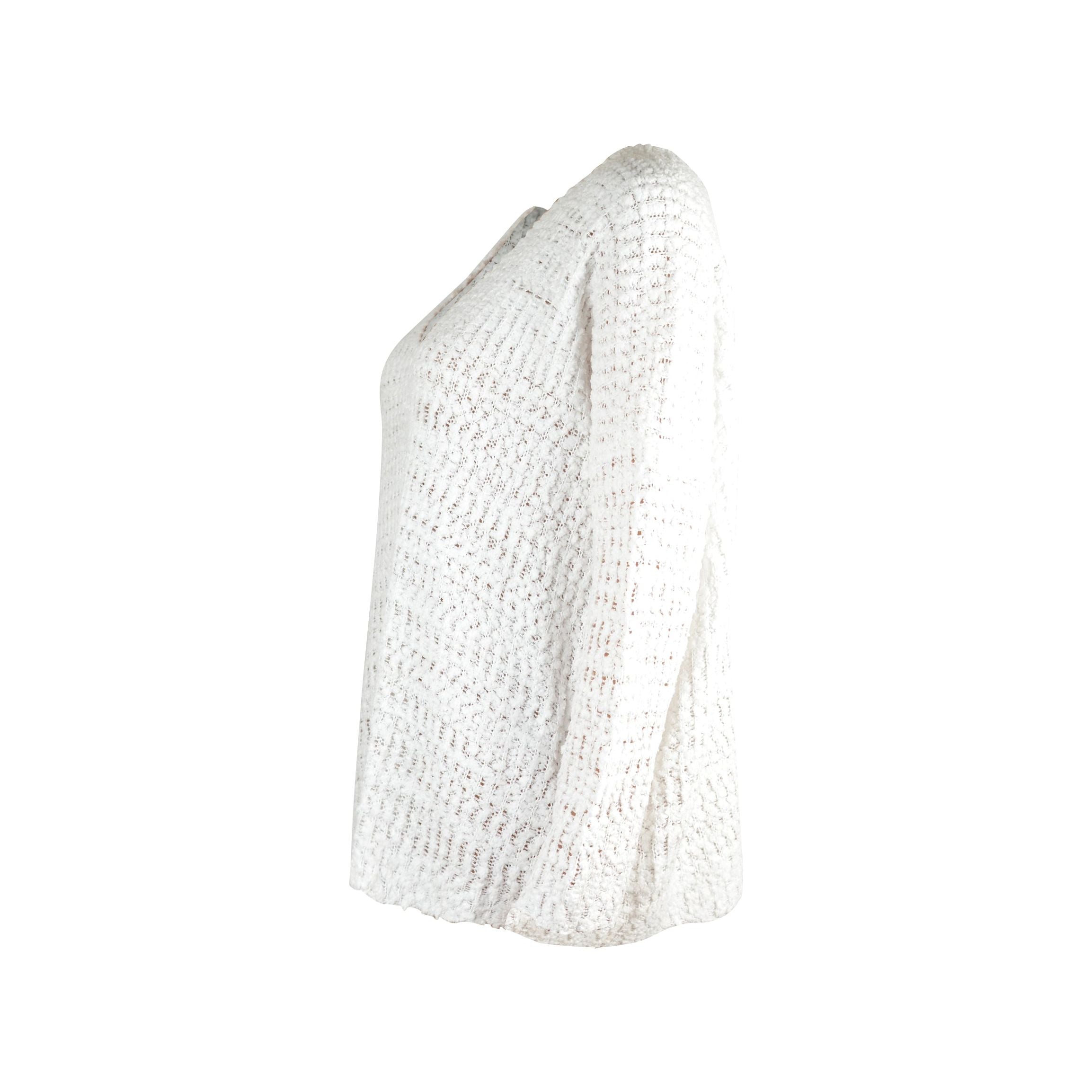 【COSYHARU】 Lettering Knit Long Sleeve Chaser Grateful Dead Bliss Knit Drop Shoulder Batwing Crop