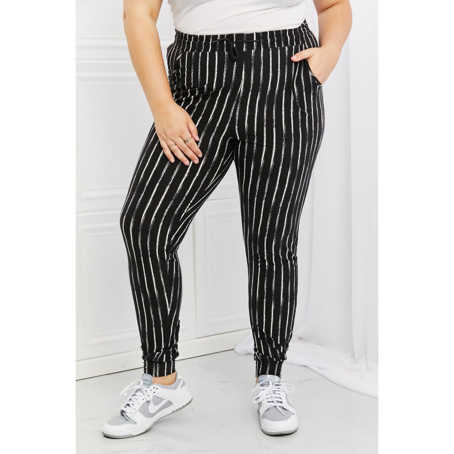 Leggings Depot Stay In Full Size Joggers