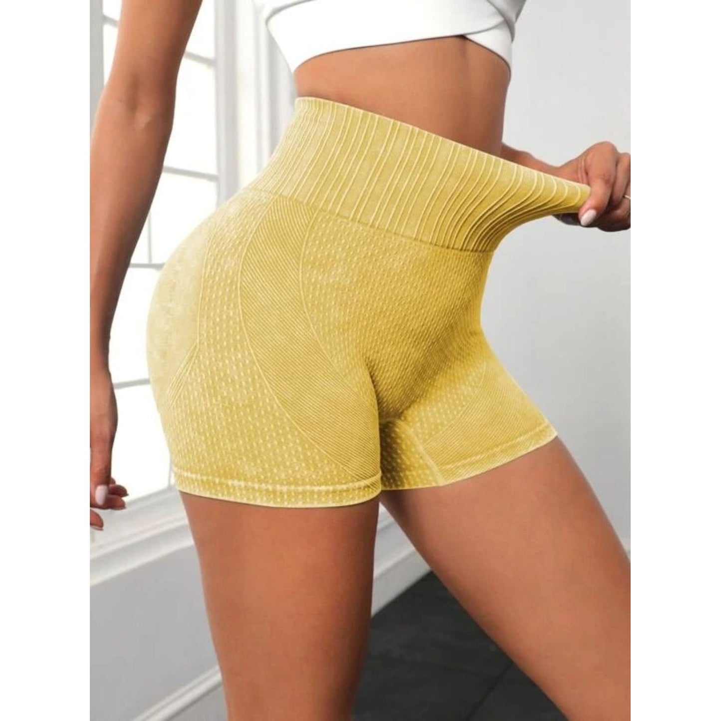 High Waist Active Shorts