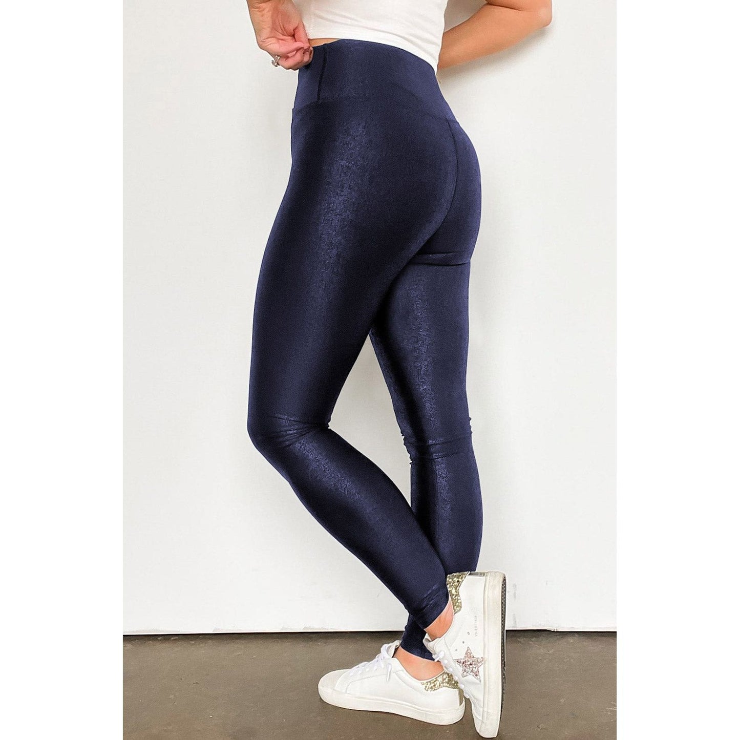 Solid High Waist Leggings