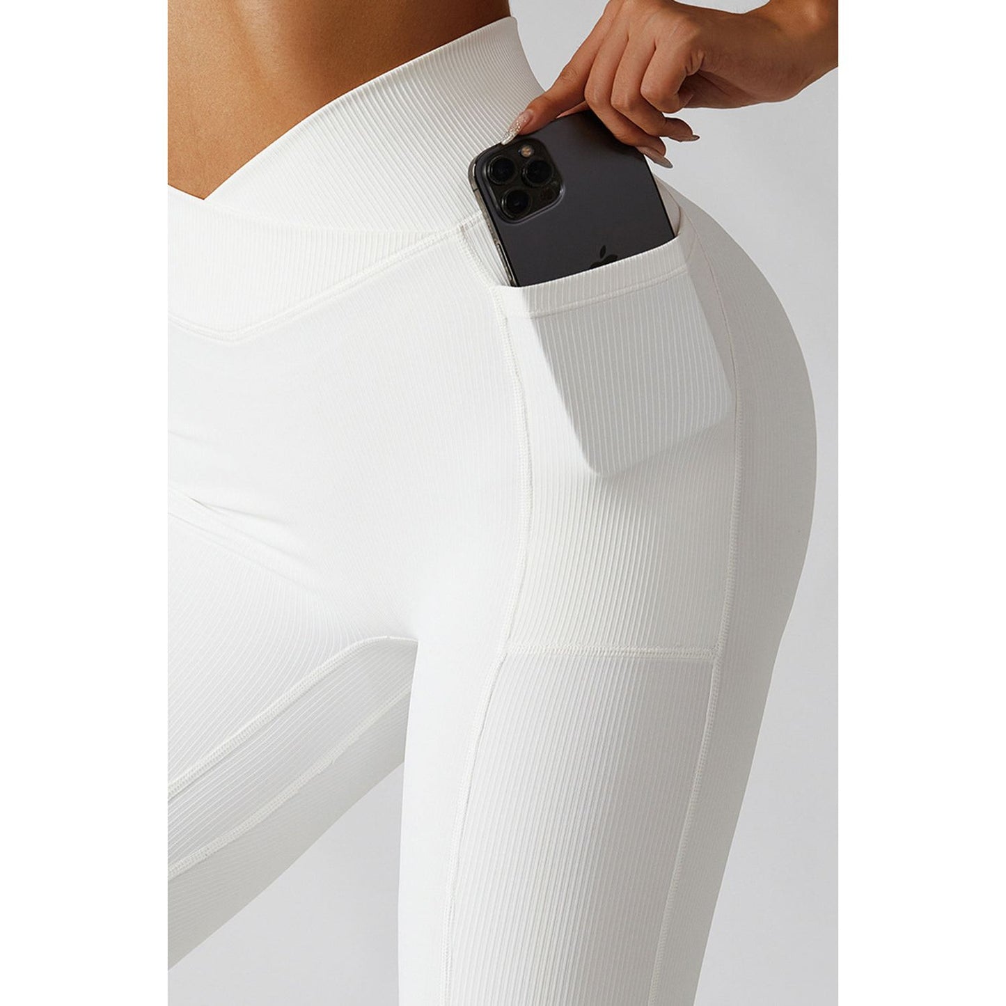 Basic Bae Crossover Waist Active Leggings