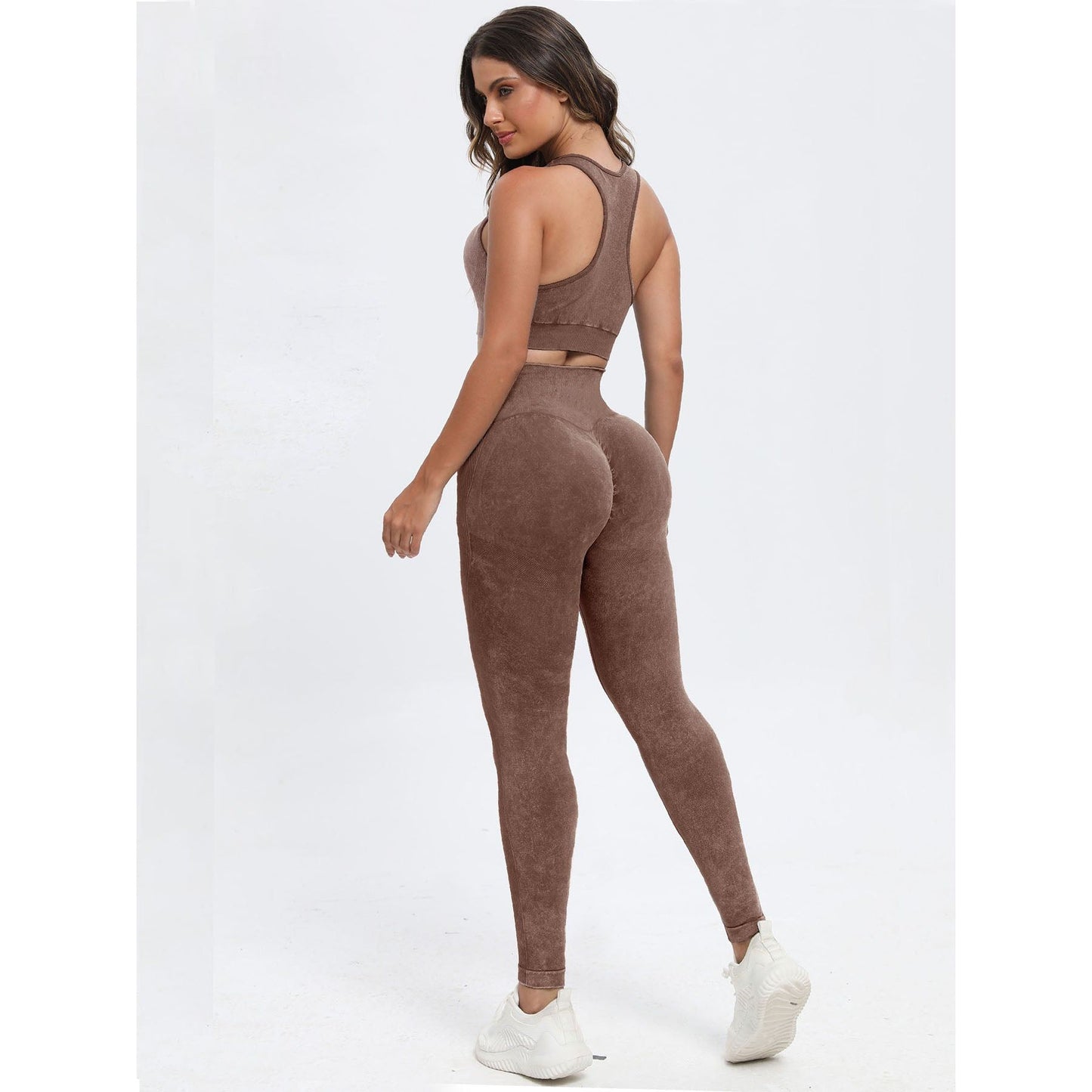 Scoop Neck Wide Strap Top and Pants Active Set