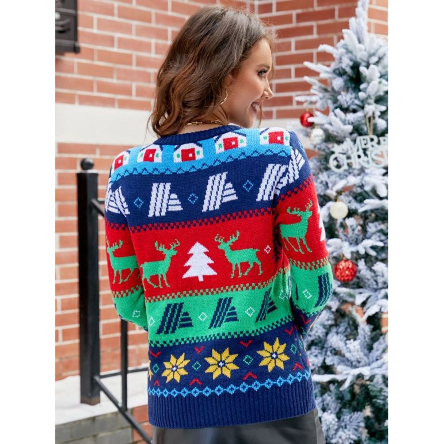 Christmas Round Neck Sweater