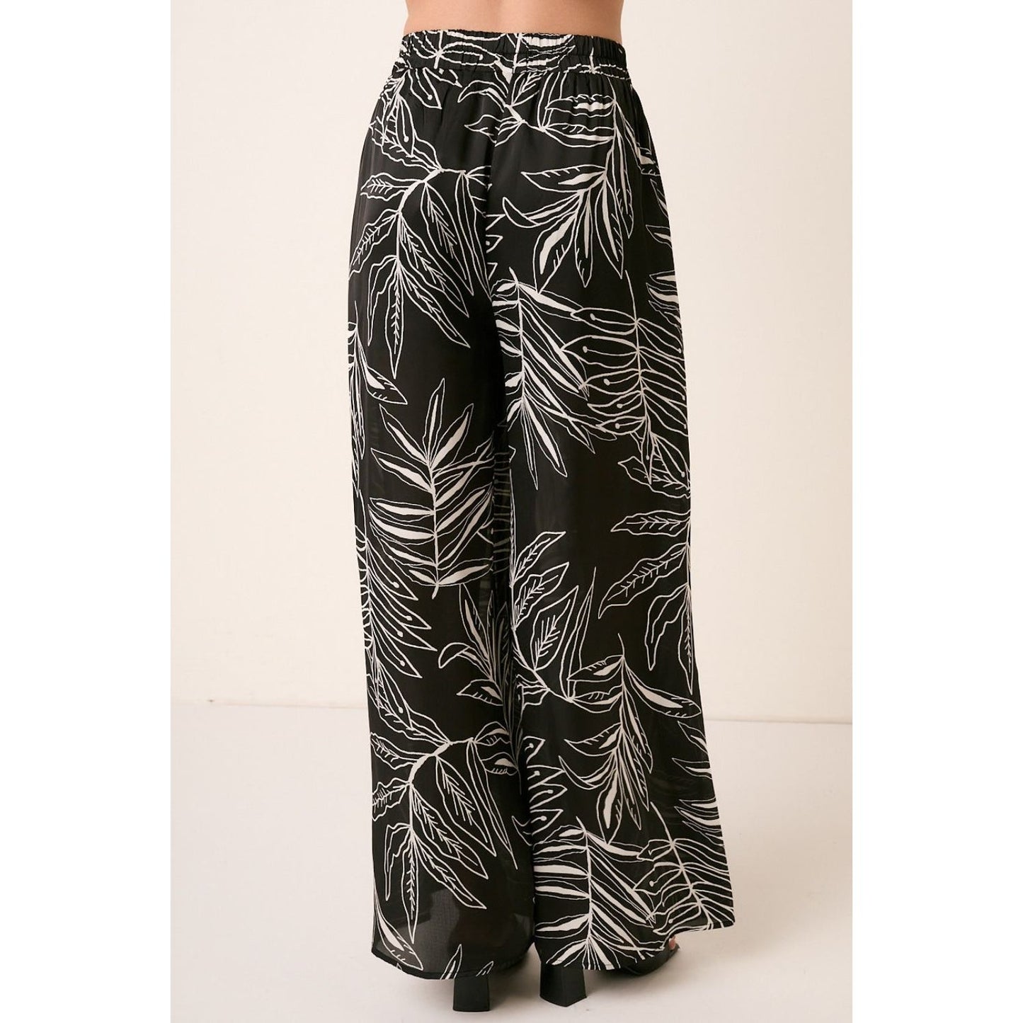 Mittoshop Printed Wide Leg Pants