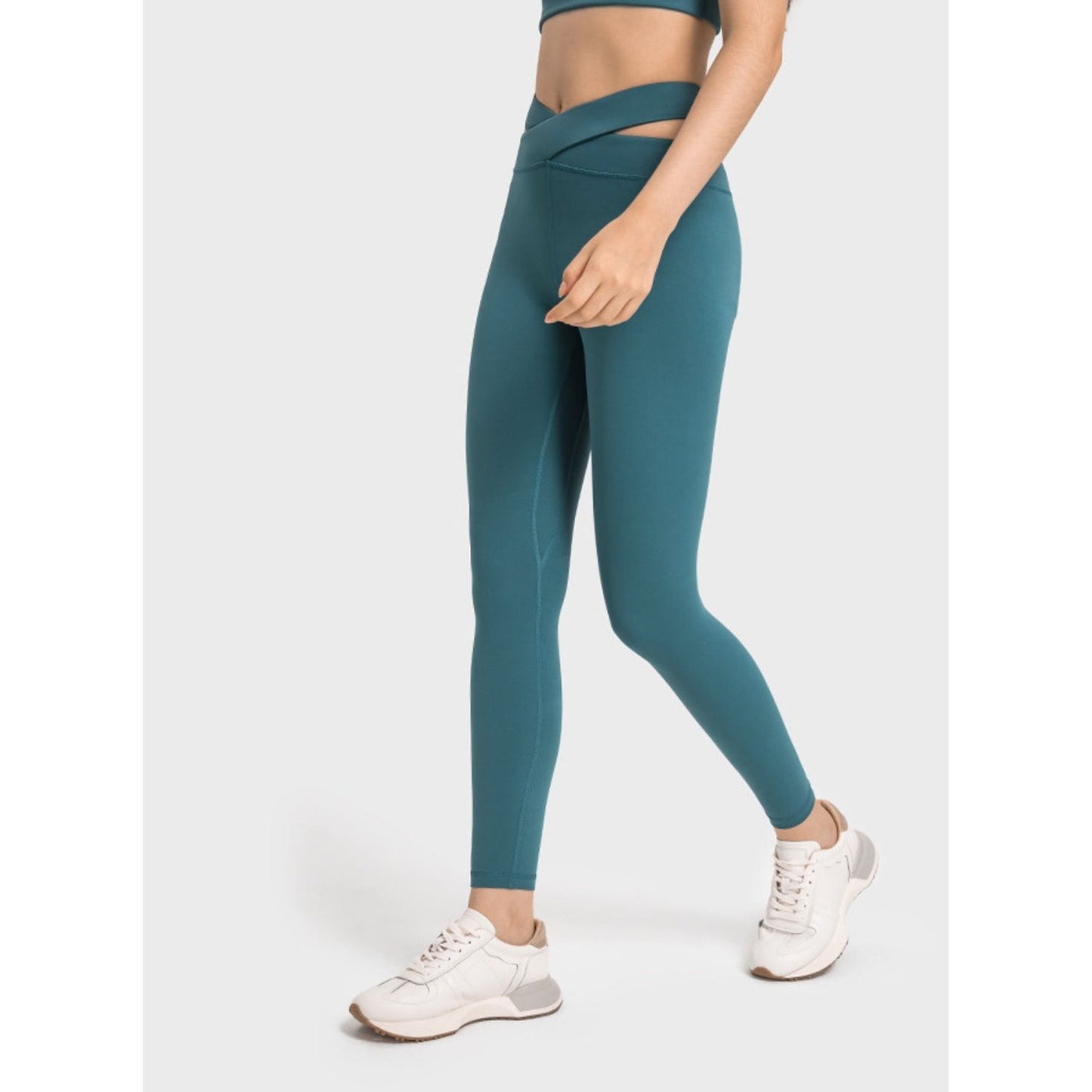 Crisscross Cutout Sports Leggings