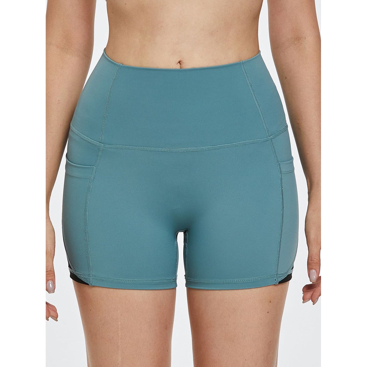 High Waist Active Shorts