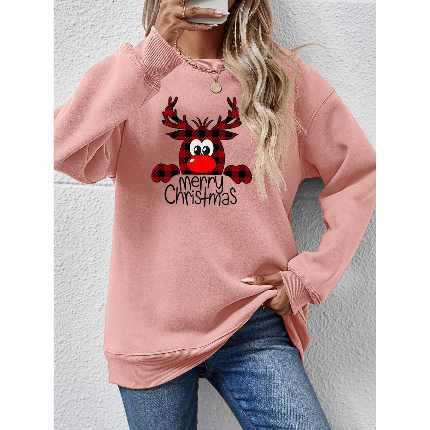 MERRY CHRISTMAS Graphic Sweatshirt