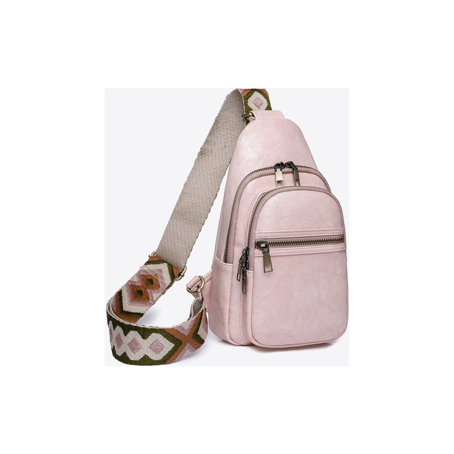 Adored It's Your Time PU Leather Sling Bag