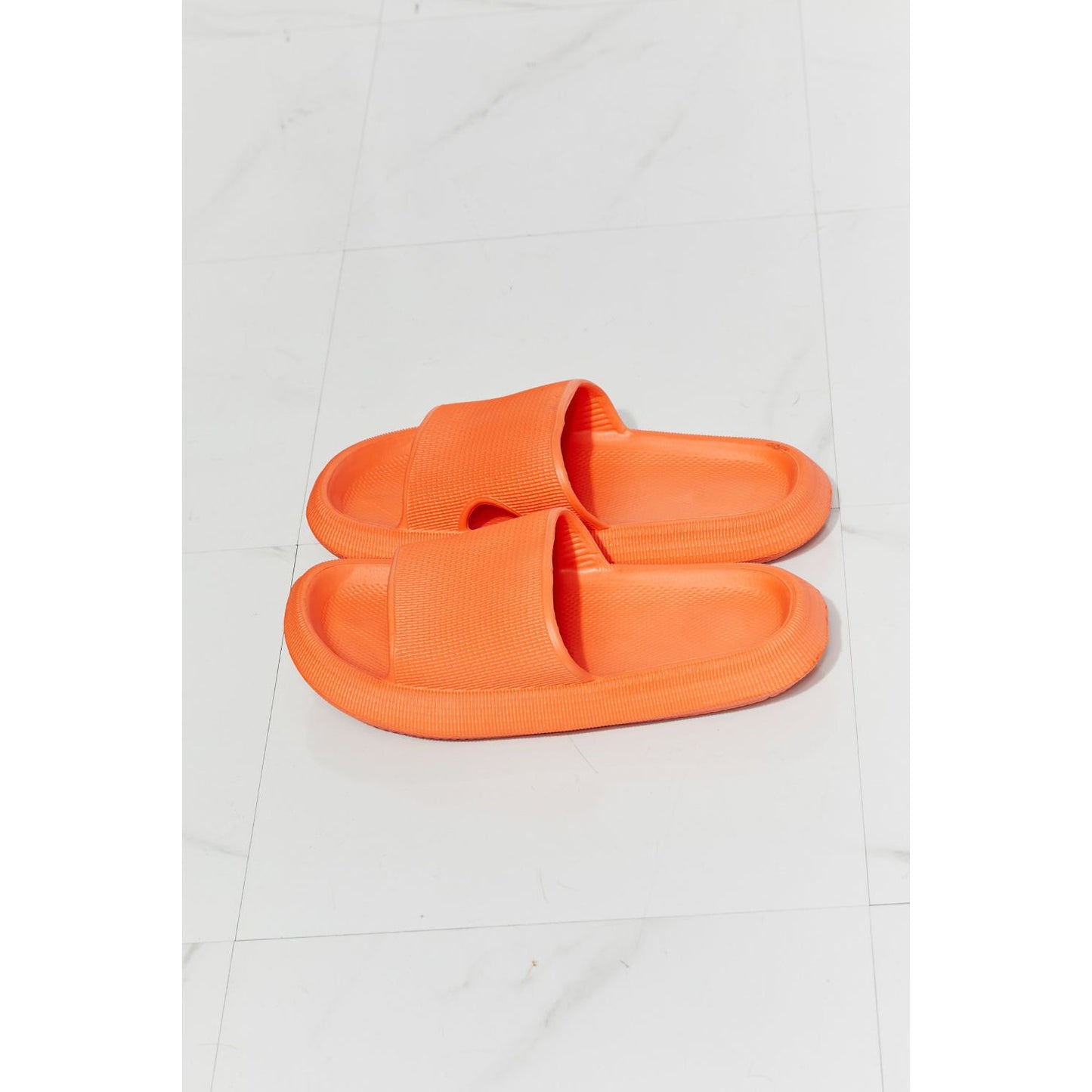 MMShoes Arms Around Me Open Toe Slide in Orange