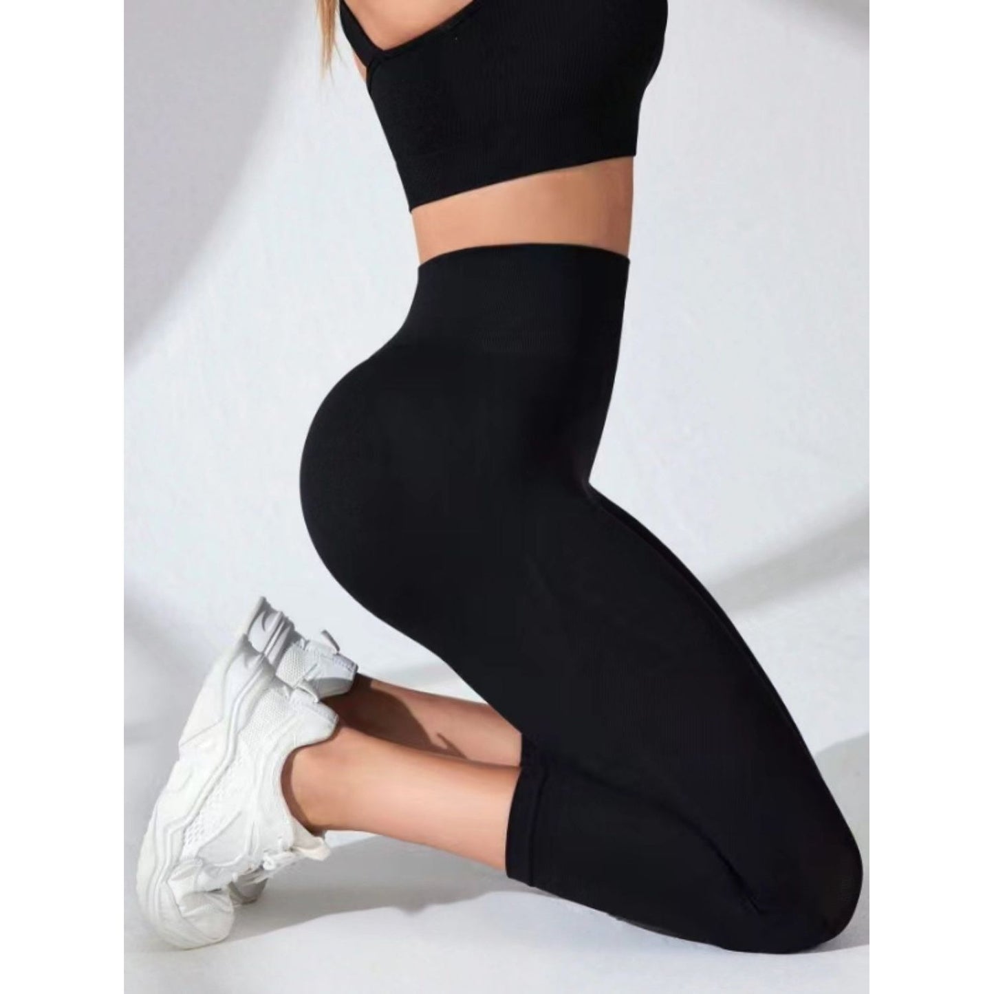 High Waist Cropped Active Leggings