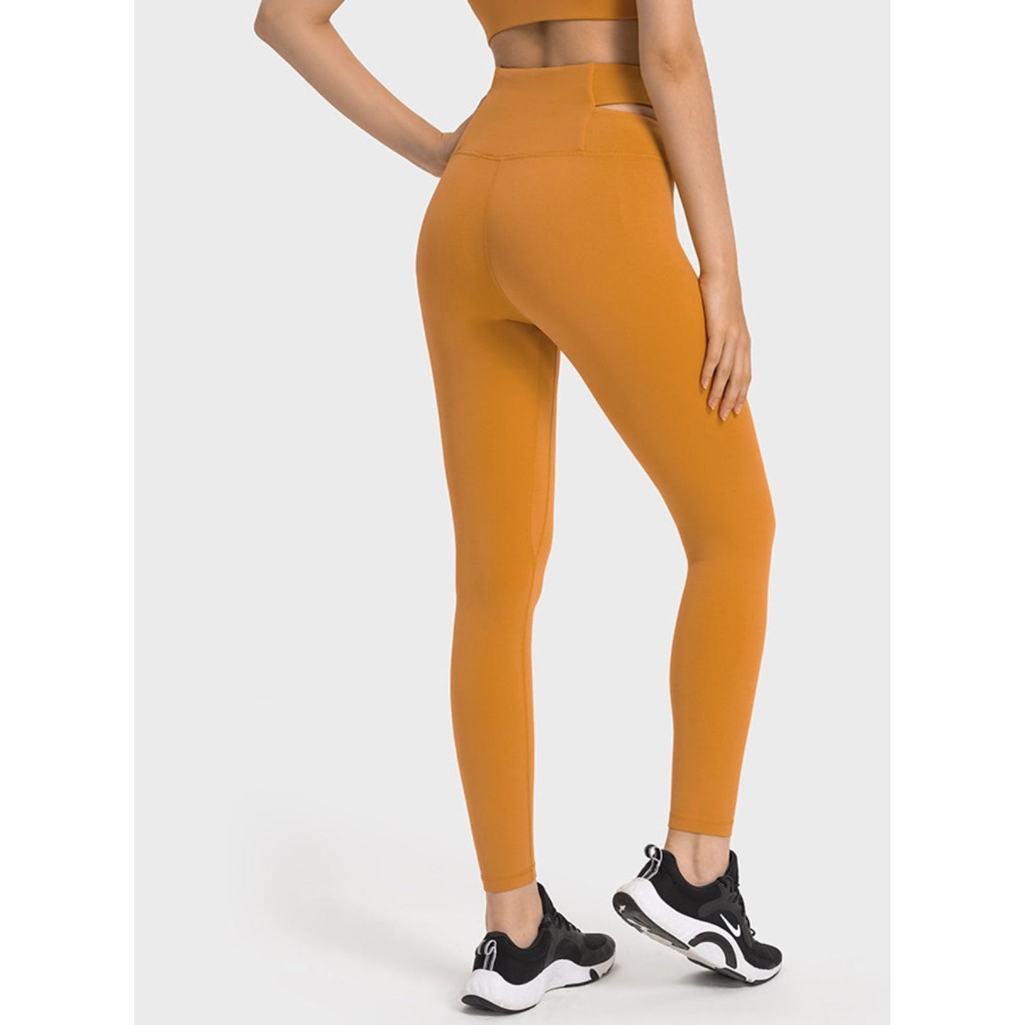 Crisscross Cutout Sports Leggings