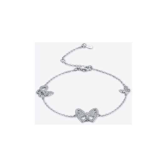 Moissanite Butterfly Shape Bracelet