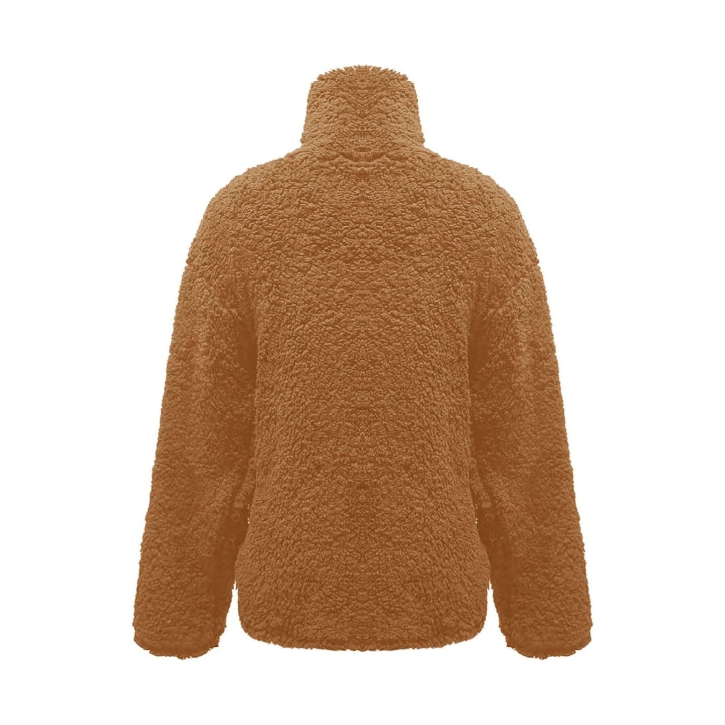 Fuzzy Turtleneck Long Sleeve Sweatshirt