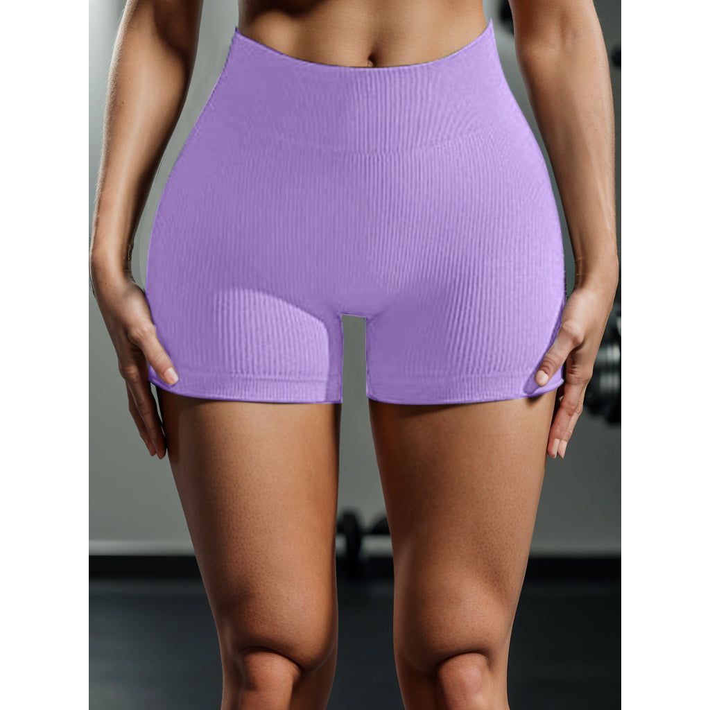 High Waist Active Shorts