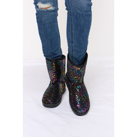 Forever Link Sequin Thermal Flat Boots