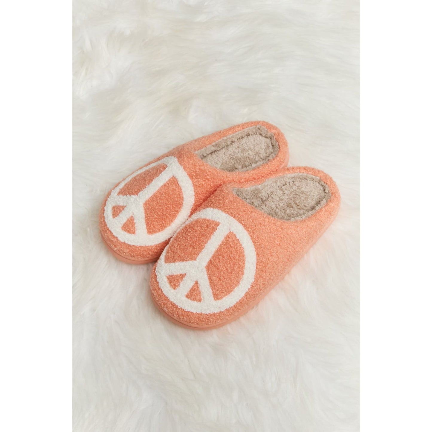 Melody Printed Plush Slide Slippers