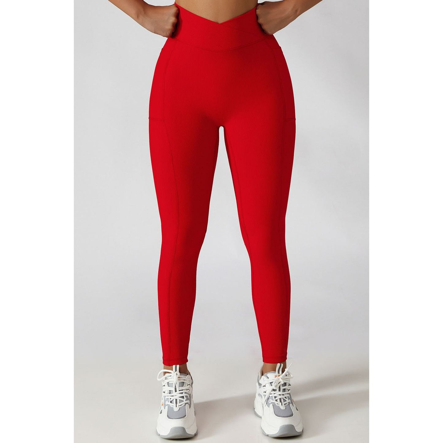 Basic Bae Crossover Waist Active Leggings