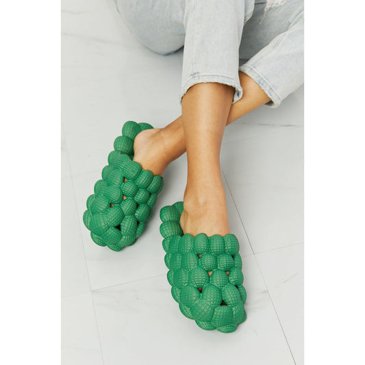 NOOK JOI Laid Back Bubble Slides in Green