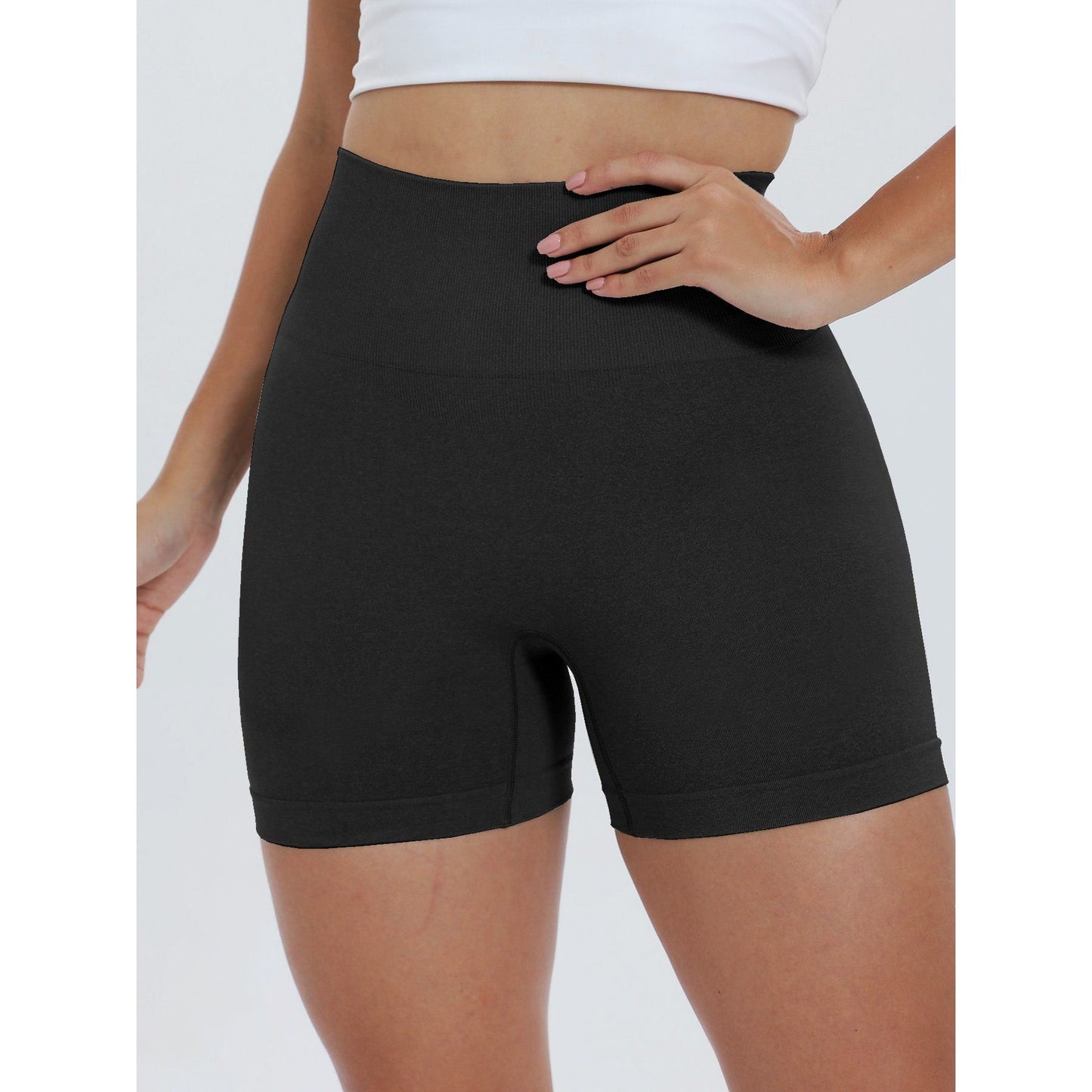 High Waist Active Shorts