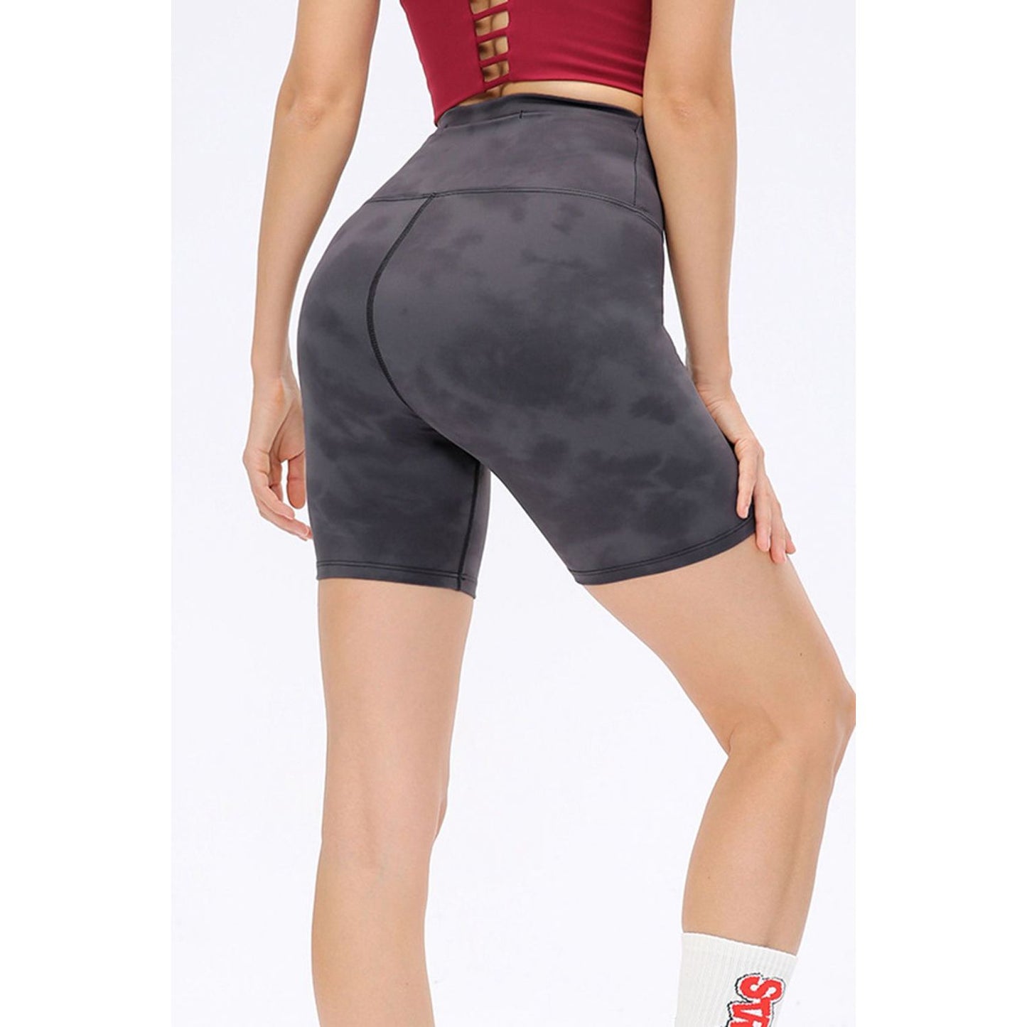 Wide Waistband Sports Shorts