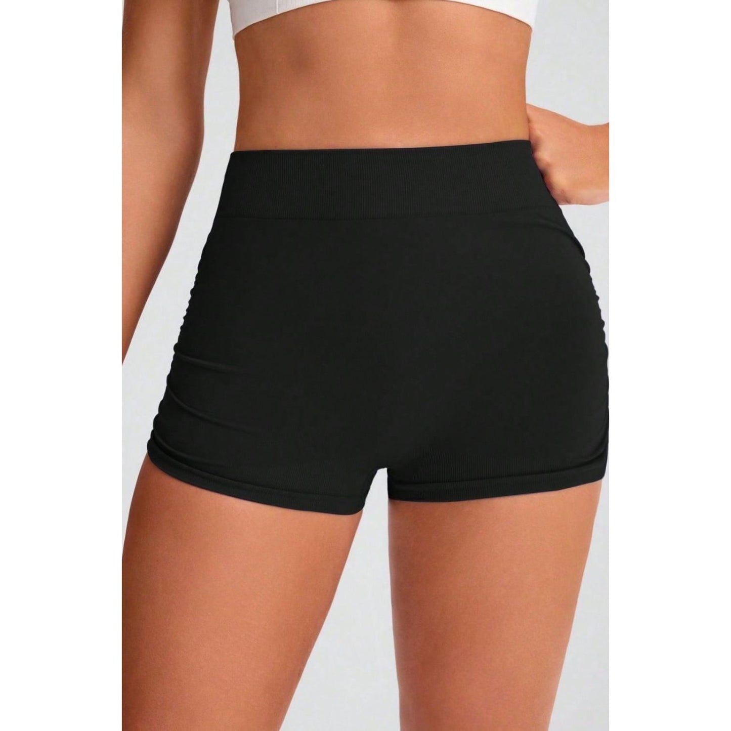 Elastic Waist Active Shorts