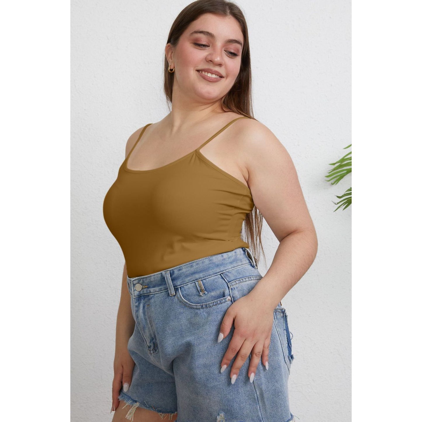 Basic Bae Full Size Round Neck Slim Cami