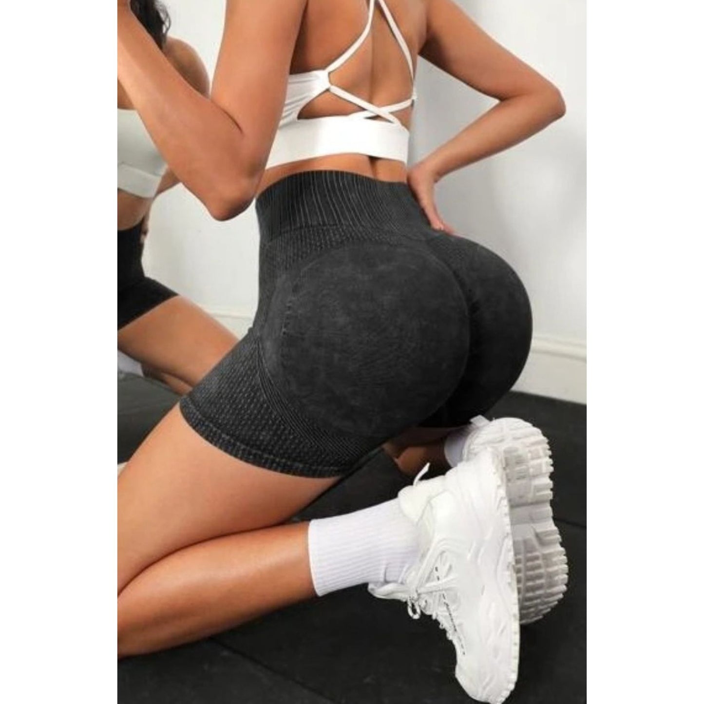 High Waist Active Shorts