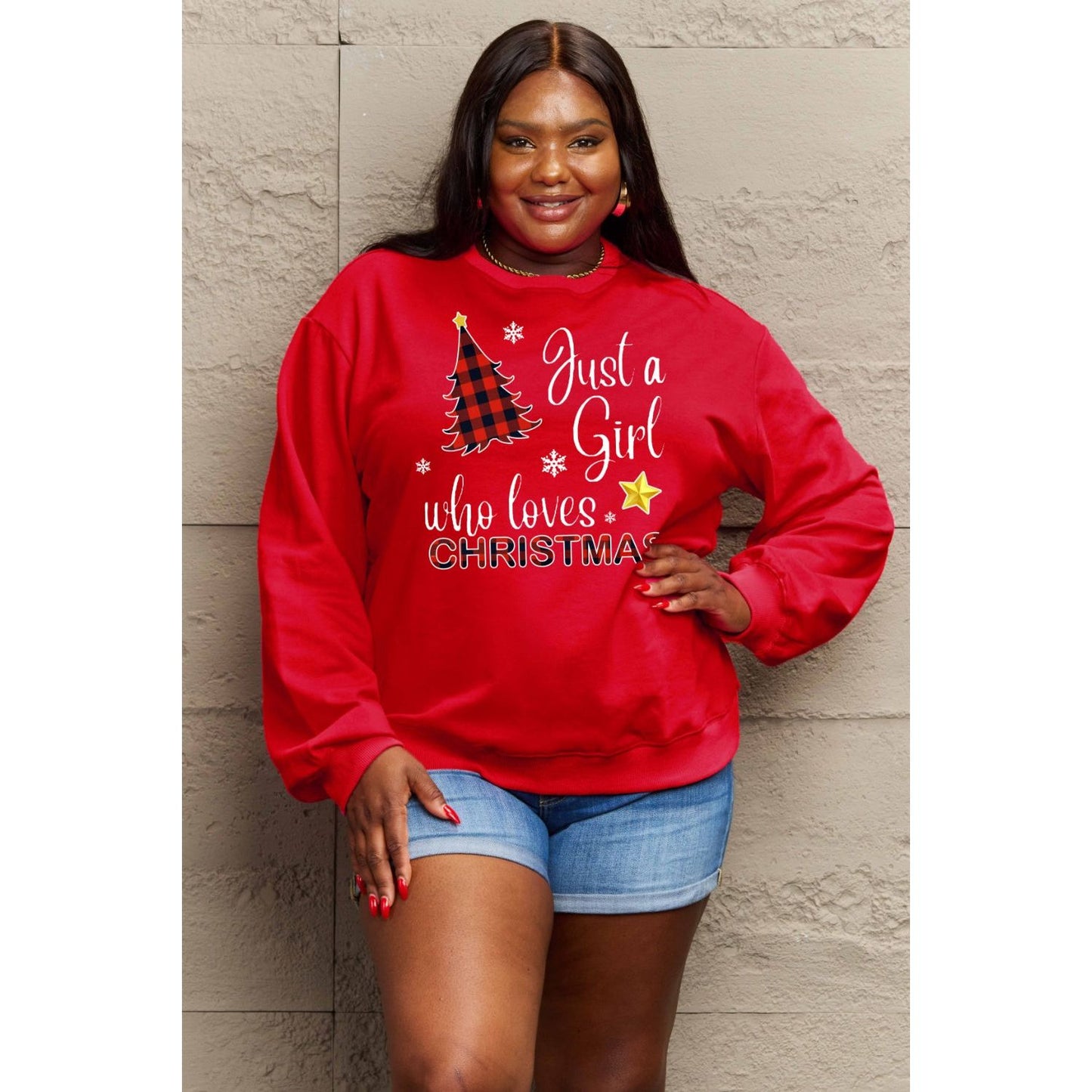 Simply Love Full Size Graphic Sweatshirt