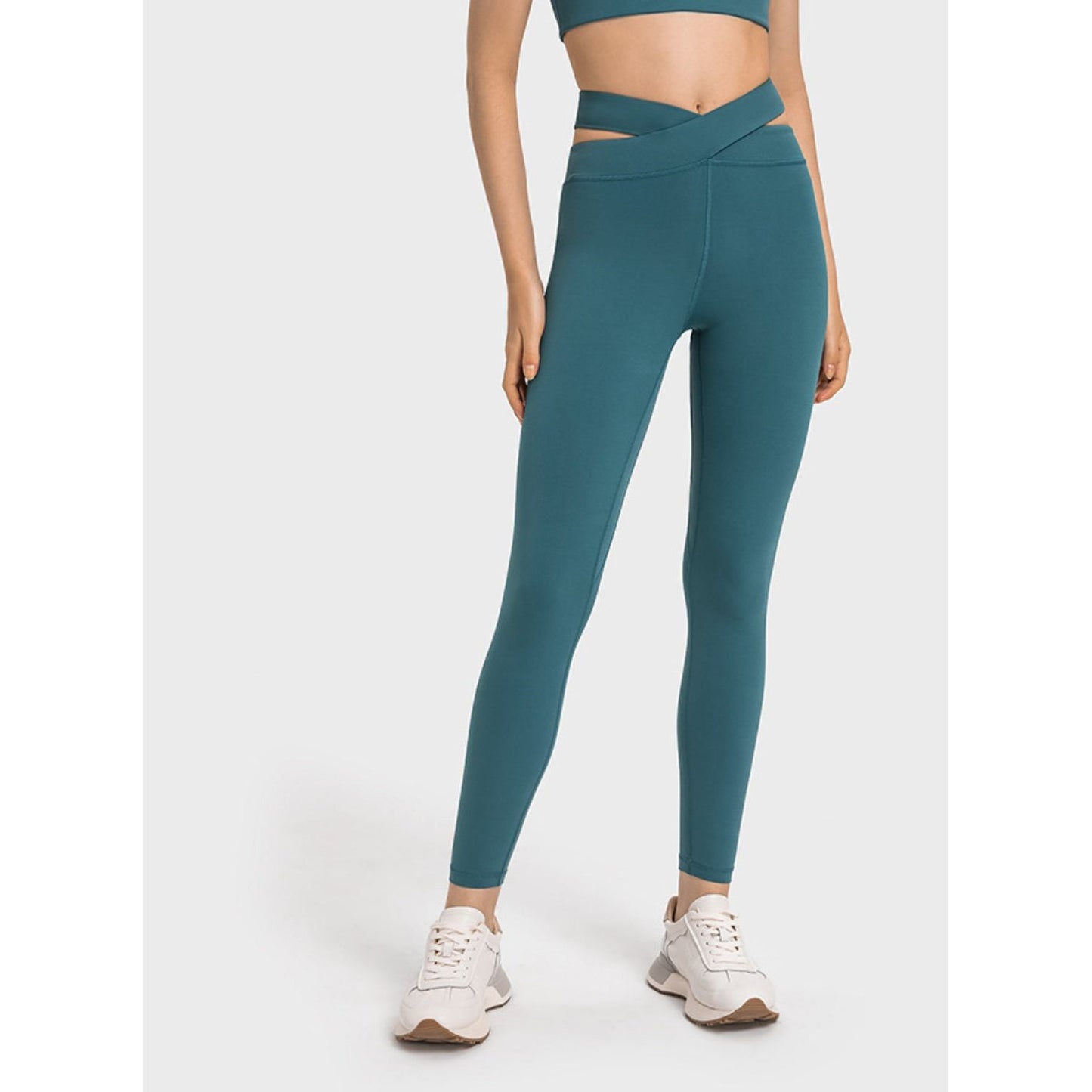 Crisscross Cutout Sports Leggings