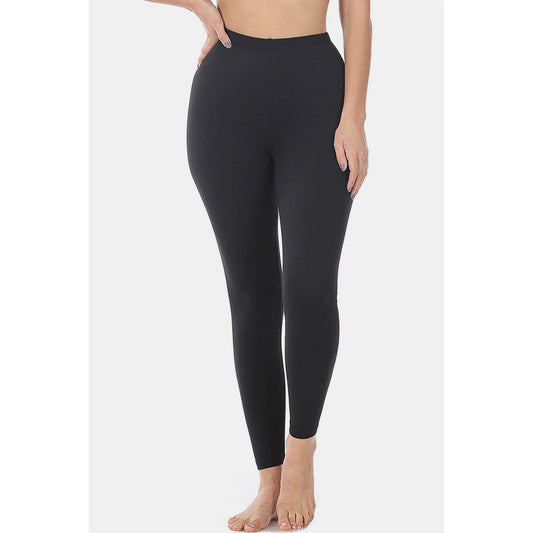 Zenana Premium Microfiber High Waist Leggings