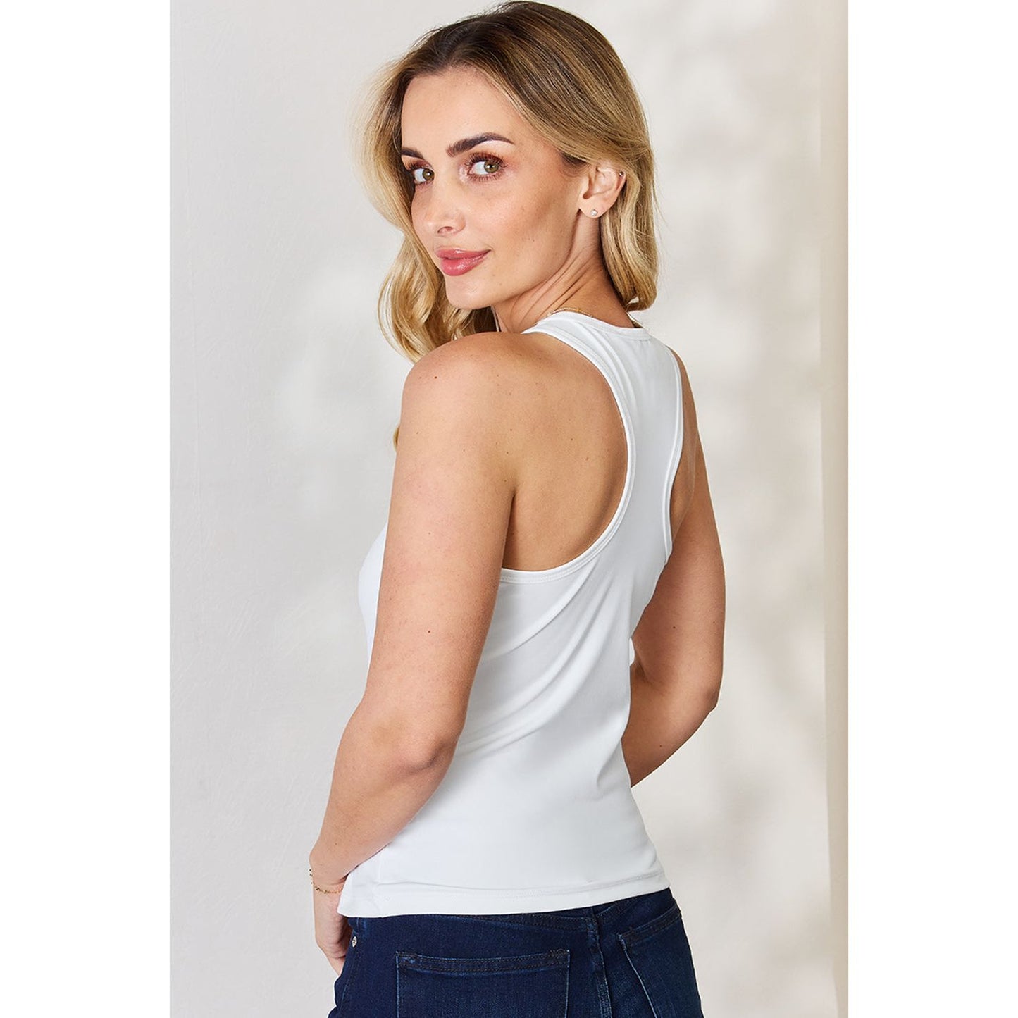 Basic Bae Full Size Round Neck Racerback Tank