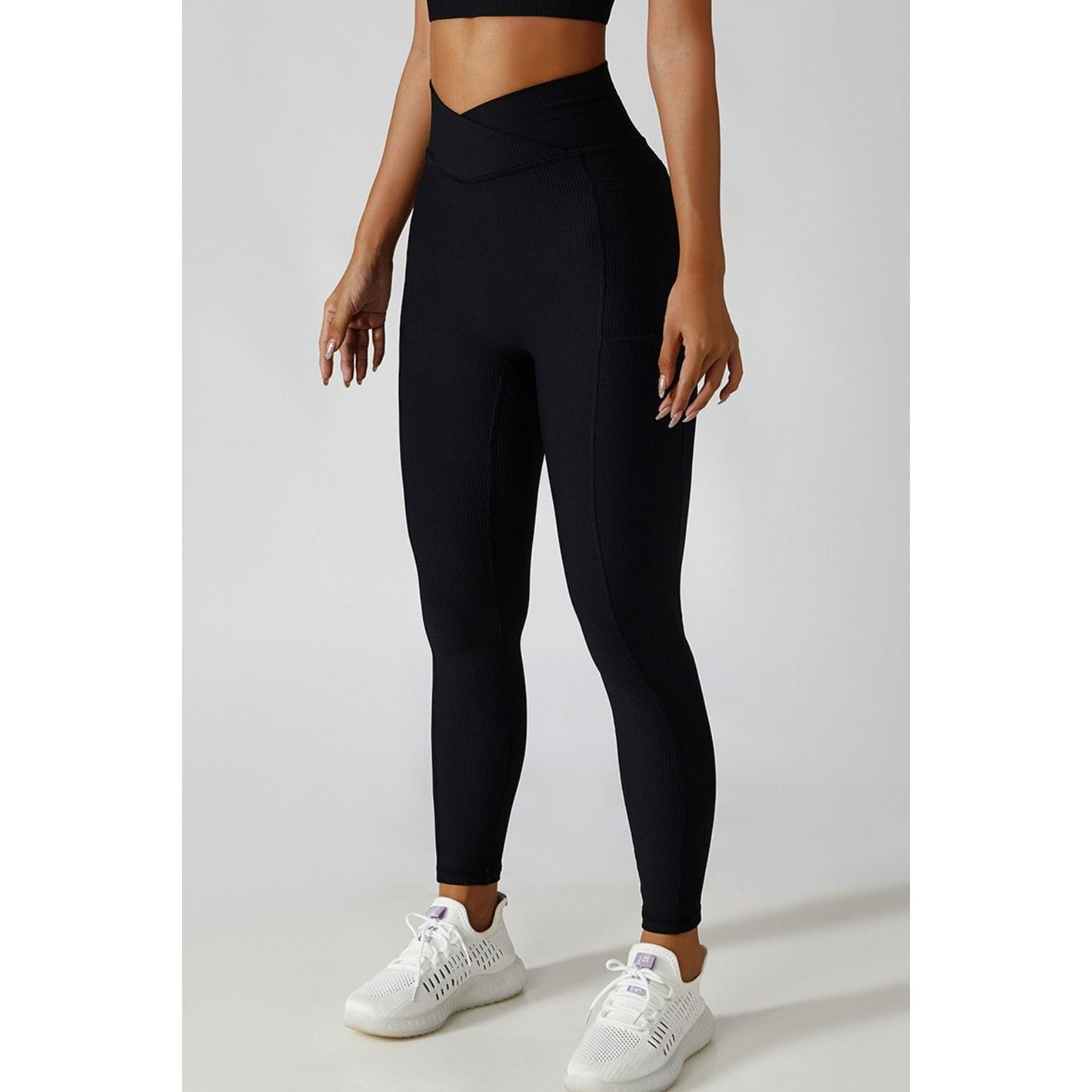 Basic Bae Crossover Waist Active Leggings