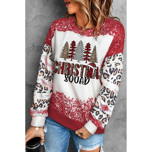 Christmas Tree Graphic Sweatshirt