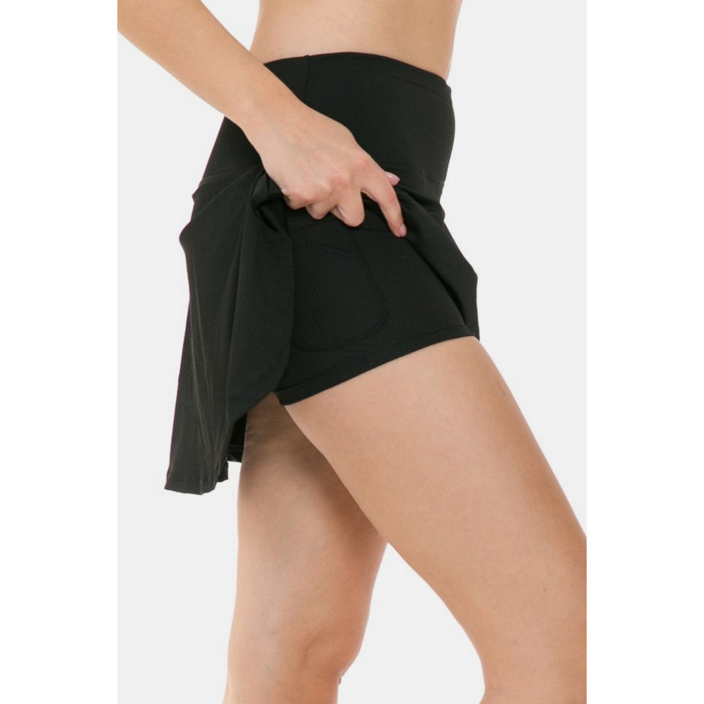 Leggings Depot Wide Waistband Active Skort