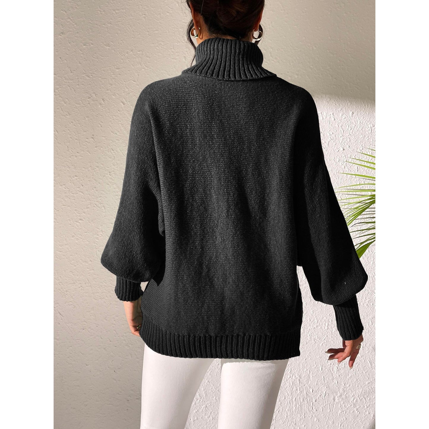 Turtleneck Long Sleeve Sweater