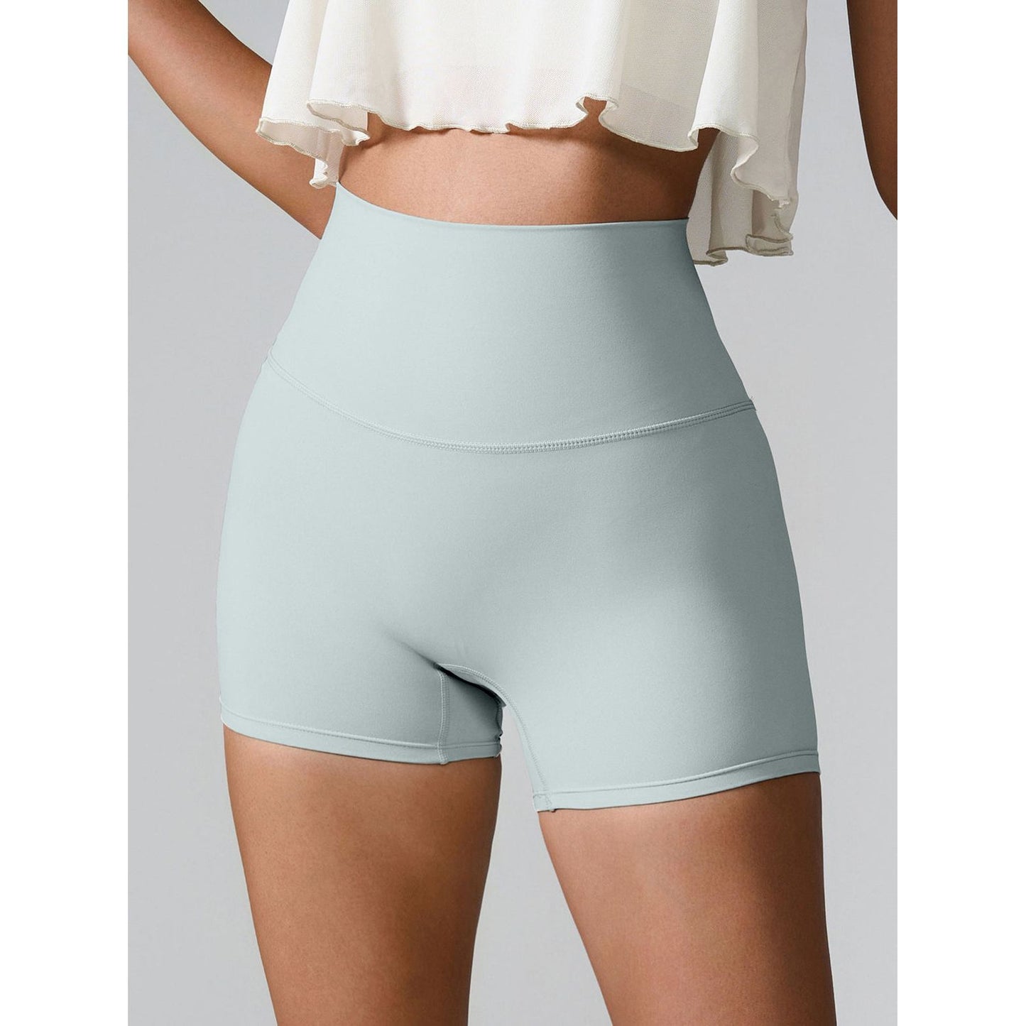 High Waist Active Shorts