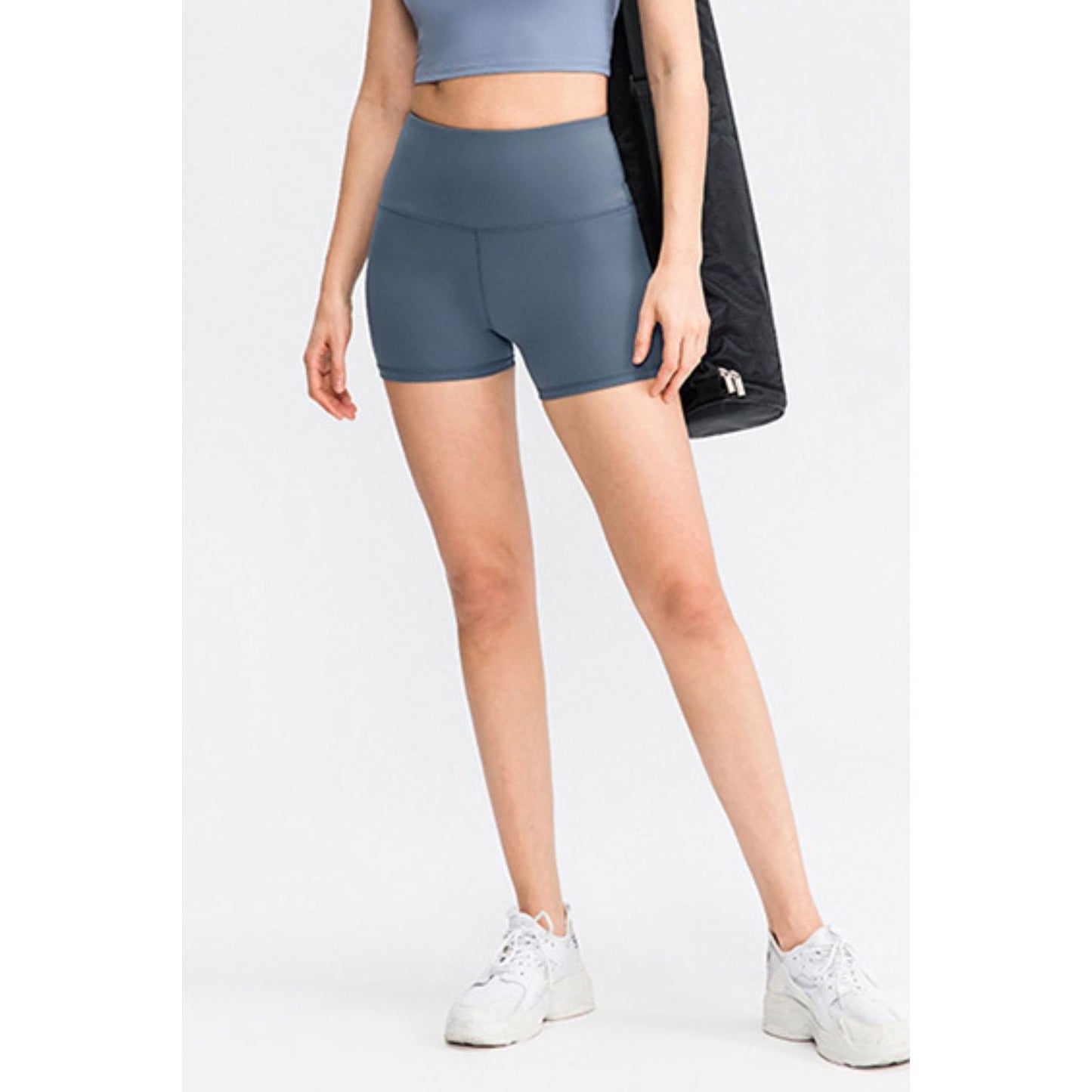 Wide Waistband Sports Shorts