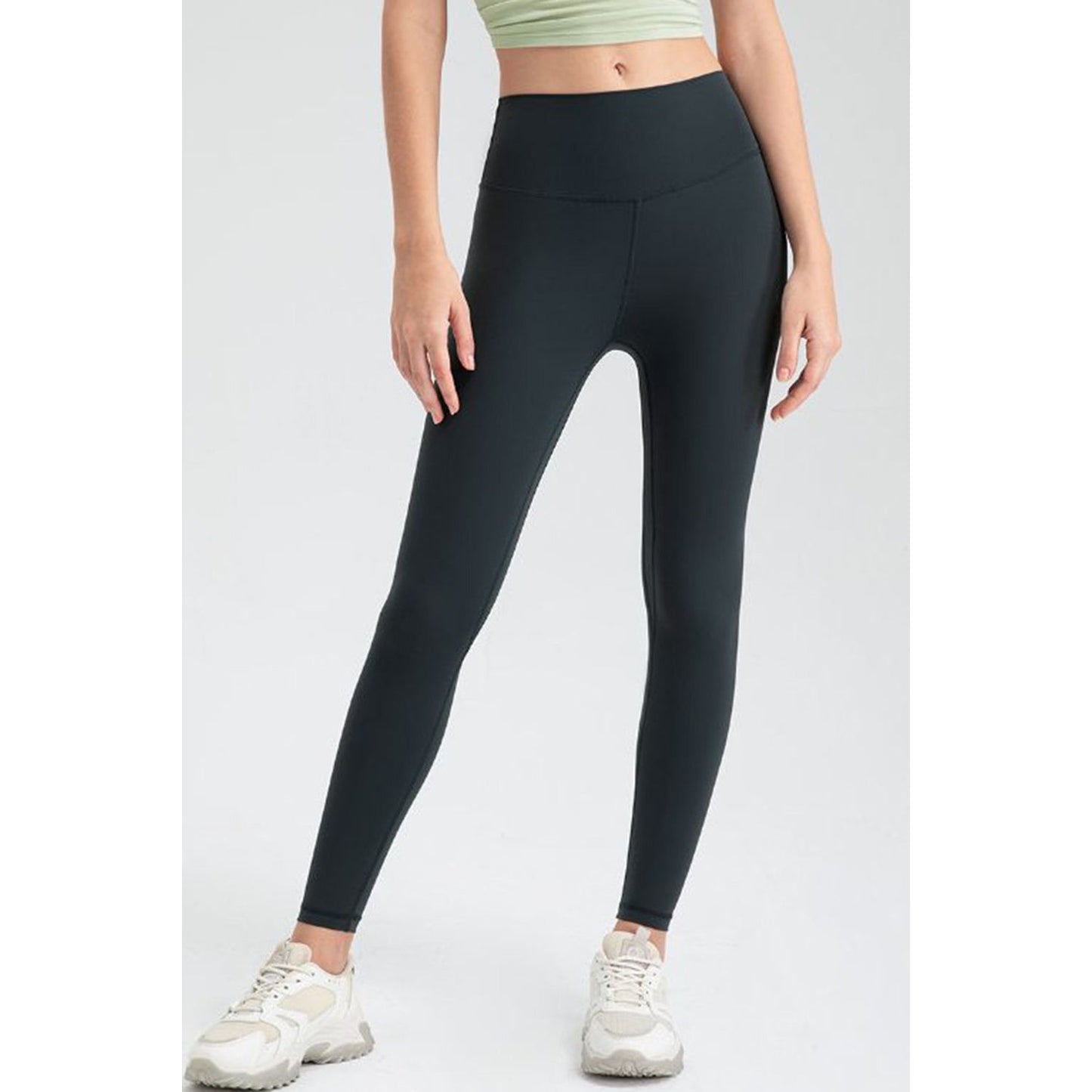 Wide Waistband Slim Fit Active Leggings