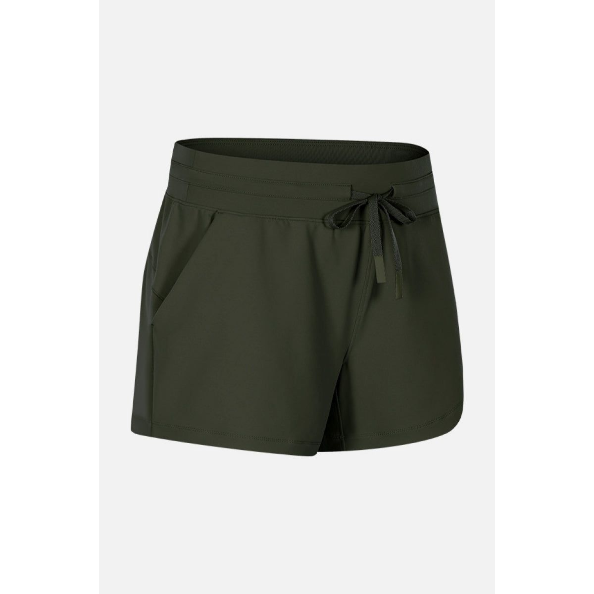 Waist Tie Active Shorts