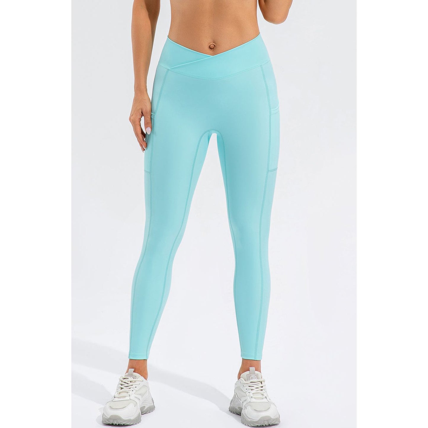 High Waist Active Leggings with Pockets