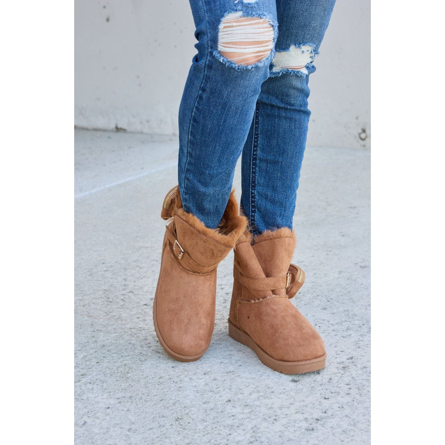 Forever Link Plush Thermal Flat Boots