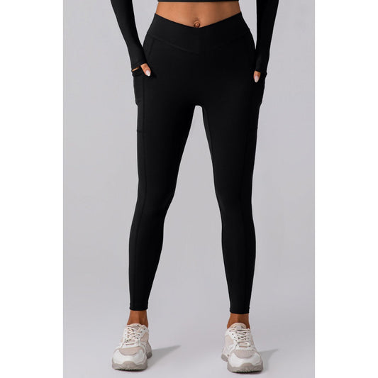 High Waist Active Leggings with Pockets